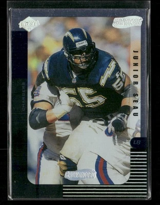 1999 Collector's Edge Supreme #108 Junior Seau Galvanized #/500 - Image 1 of 2