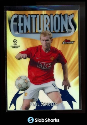 Topps Finest UEFA Champions League 2021 #tc-5 Paul Scholes 1998 Centurions Foto 1 de 4