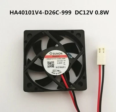 For SUNON HA40101V4-D26C-999 4010 12V 0.8W 2-pin magnetic suspension silent fan - Image 1 of 4