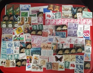 Face Value $11.37 Usa Uncanceled Stamps Off Paper