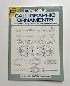 Ready to use calligraphic ornaments designed by Kiyoshi Takahashi copyright free - Bild 1 von 5