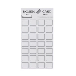 Domino Karten - einseitig (100 Karten pro Packung) - Bild 1 von 1