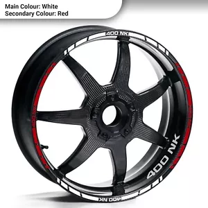 CFMoto 400 NK Felgenaufkleber Set - Hochwertige Custom Radstreifen - Bild 1 von 23