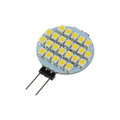 Cool White G4 3528 LED Bulbs 24SMD 12V DC 2W Disc Replacement Boat Lamp - Image 1 of 4