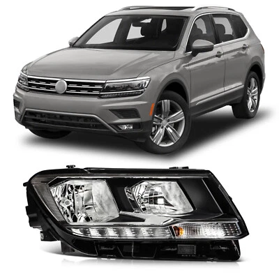 Right Side For 2018-2021 Volkswagen Tiguan Headlight Assembly w/LED DRL Foto 1 de 4