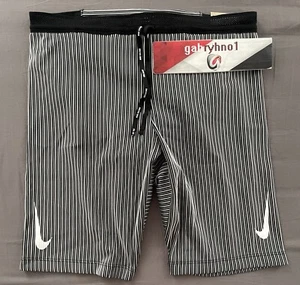 Nike Dri-Fit ADV Aeroswift 1/2-Length Racing Tights DM4622-015 Mens Size XL - Picture 1 of 3