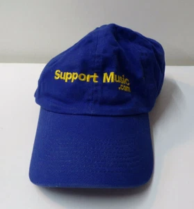 Support Music Dot .Com Mütze blau Kappe NAMM verstellbarer Riemen hinten Kappe - Bild 1 von 10