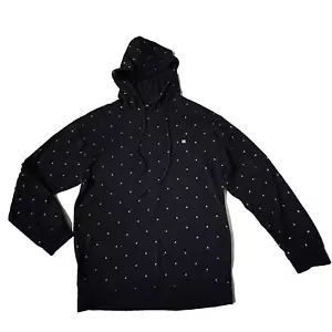 Kr3w Para Hombres M Calavera Crossbone Pullover Sudadera con Capucha Negra Manga Larga Patín Gótico Punk - Imagen 1 de 10