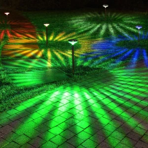 Solar Pathway Outdoor Lights 6 Pack, Landscape Decorative Lighting Warm White + - Picture 1 of 12