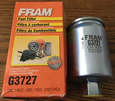 Filtro de combustible Fram parte G3727 alta tecnología filtración fabricación Newinbox 2016 Foto 1 de 2