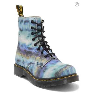 Stivali stringati Dr Martens 1460 Pascal tie tintura pelle scamosciata taglia: 7 - Foto 1 di 9