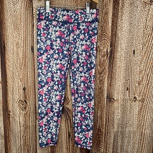 Eddie Bauer Girl’s Floral Leggings Size Small (7/8) EUC - Picture 1 of 5