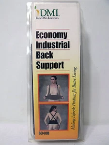 *NEU* DMI ORTHOPÄDISCHE ELASTISCHE INDUSTRIELLE RÜCKENSTÜTZE mit SCHULTERGURTEN (LRG)  - Bild 1 von 2