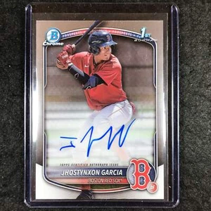 2025 Bowman Baseball JHOSTYNXON GARCIA Chrome Prospect 1st Bowman Auto Base #JGA - Picture 1 of 1