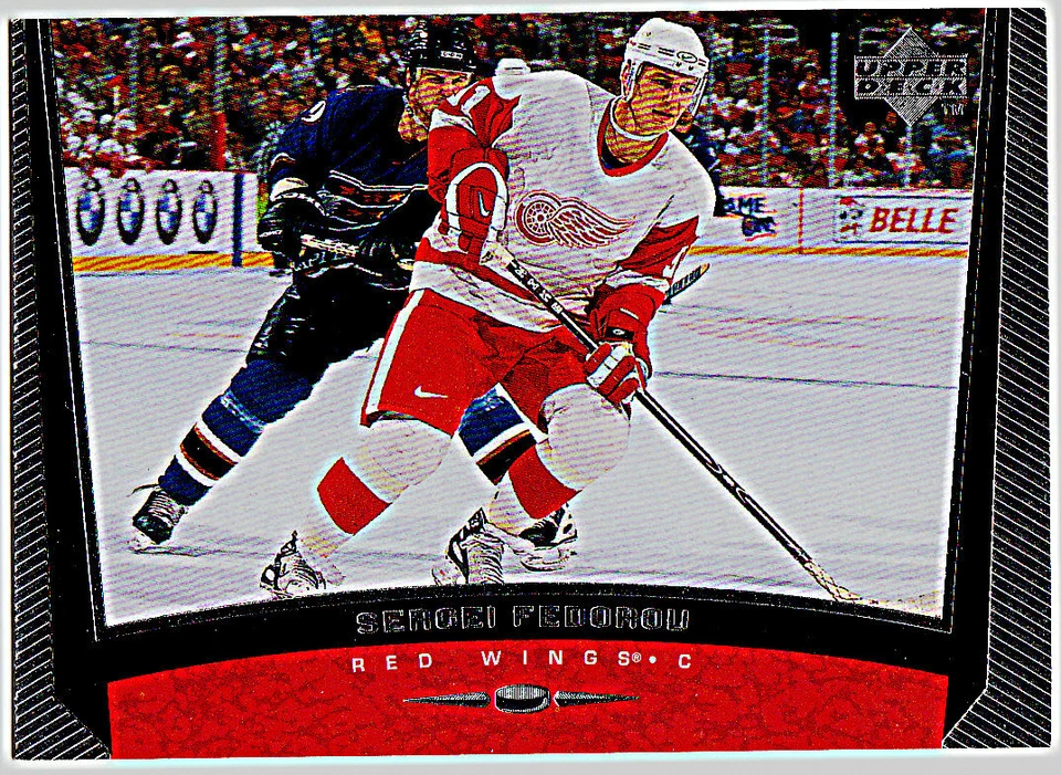 1998-99 UPPER DECK #262 SERGEI FEDOROV Detroit Red Wings Hockey Card - Image 1 of 1