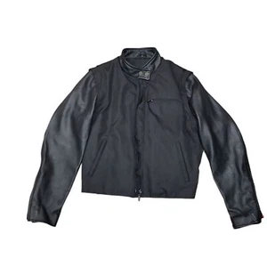 NWT New Milwaukee leather MMCC Cordora motorcycle jack coat w/ detachable sleeve - Picture 1 of 16
