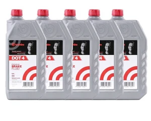 Olio Liquido Freni Brembo Dot4 L04 010 5 LT Litri - OFFERTA FINO AD ESAURIMENTO - Foto 1 di 3