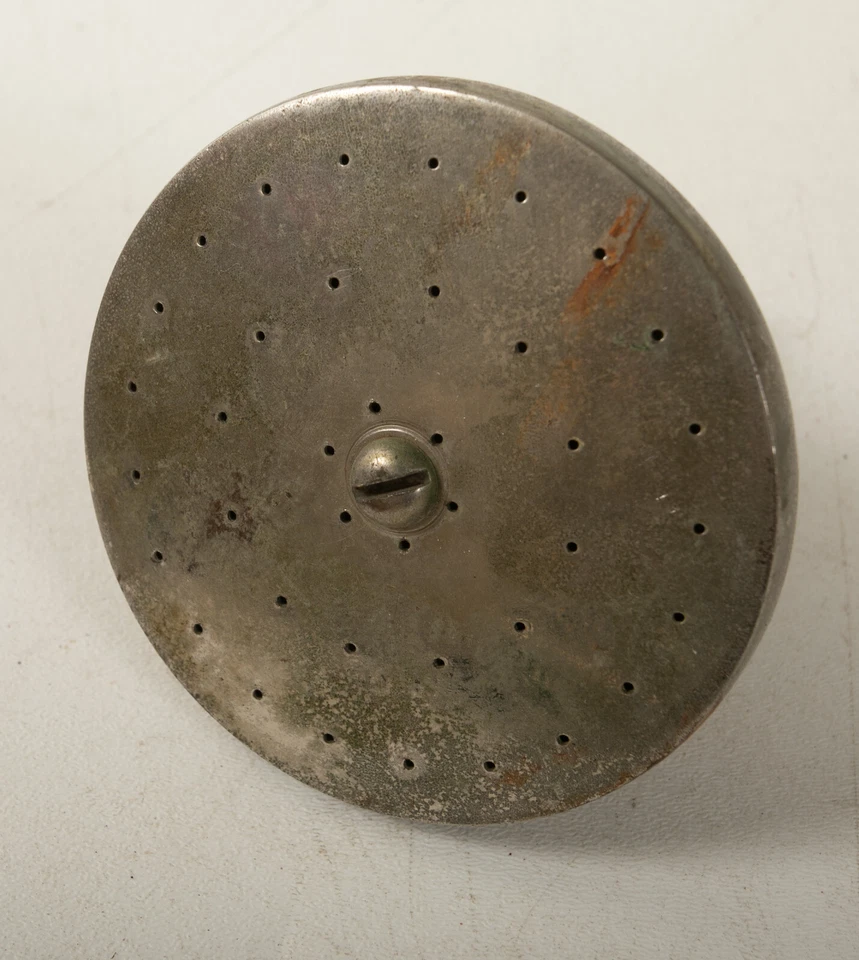 Cabezal de ducha vintage (D2R) enchapado en bronce o latón (JSF6) 3,5" fontanería antigua Foto 1 de 4