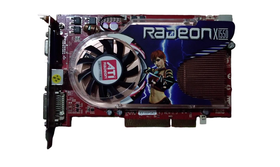 GeCube Radeon X1550 Graphics Card - Image 1 of 1