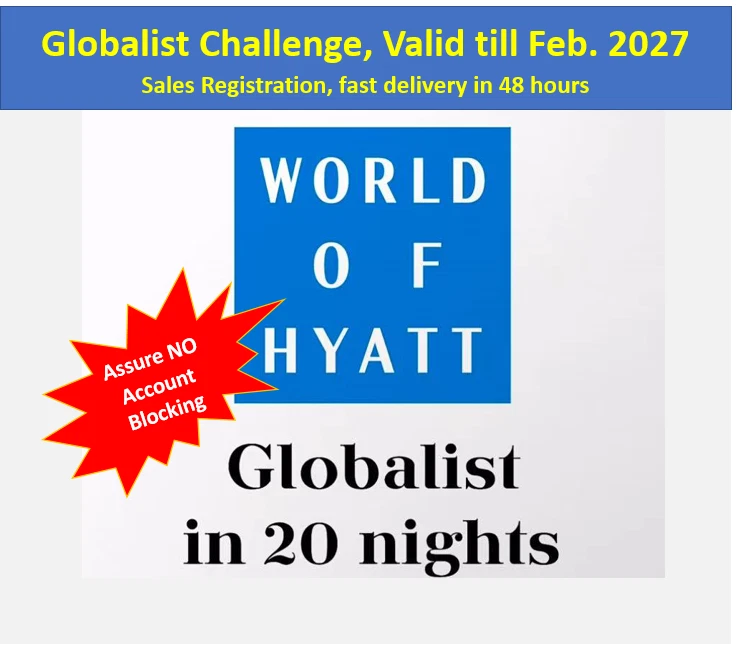 ¡Consigue Globalista hasta 2027! Desafío de estatus globalista Hyatt 2025 Foto 1 de 1