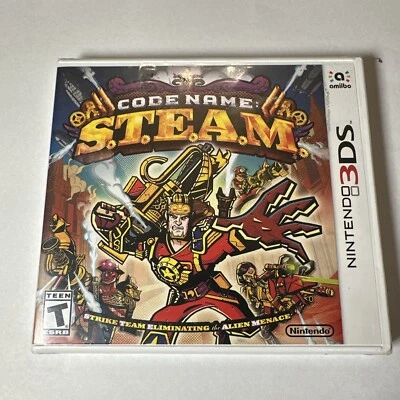 Code Name: STEAM  (S.T.E.A.M.)Nintendo 3DS Video Game,  NEW - SEALED - Image 1 of 4
