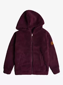 ROXY Girl's SUNNY ANYWAY Fleece Hoodie - RSN0 - Young Girls Size 12/L - NWT - Picture 1 of 3