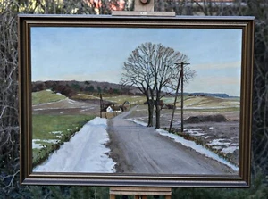 Valdemar Mau (1892–1952) – Winterlandschaft – Öl auf Leinwand – signiert - Picture 1 of 7