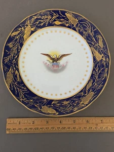 BENJAMIN HARRISON DANBURY MINT LIMITED EDITION WHITE HOUSE REPLICA BAVARIA PLATE - Bild 1 von 7