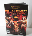 Manuel Mortal Kombat Shaolin Monks uniquement AUCUN JEU PlayStation 2 PS2 instruction