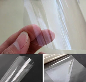 Glossy Clear Furniture Film 4mil Protective Films Desk Table Vinyl Self Adhesive - Picture 1 of 13