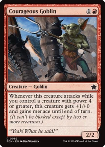 Courageous Goblin [Foundations] MTG - Picture 1 of 1