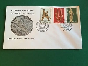 Cyprus First Day Cover Ancient Coin Relics 1976 Stamp Cover R43090 - Picture 1 of 3