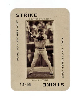 2005 Donruss Polo Grounds Gary Sheffield #'d 14/55 SP! New York Yankees! #PG-56 - Image 1 of 2