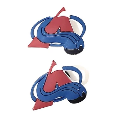 NHL Colorado Avalanche Hockey Team For Crocs Shoe Charms Jibbitz - 2 Pieces - Image 1 of 3