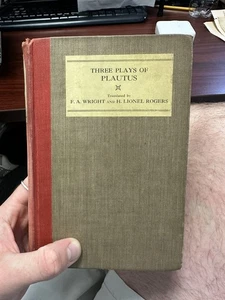 Three Plays of Plautus F. A. Wright and H Lionel Rogers. first edition vintage - Bild 1 von 7