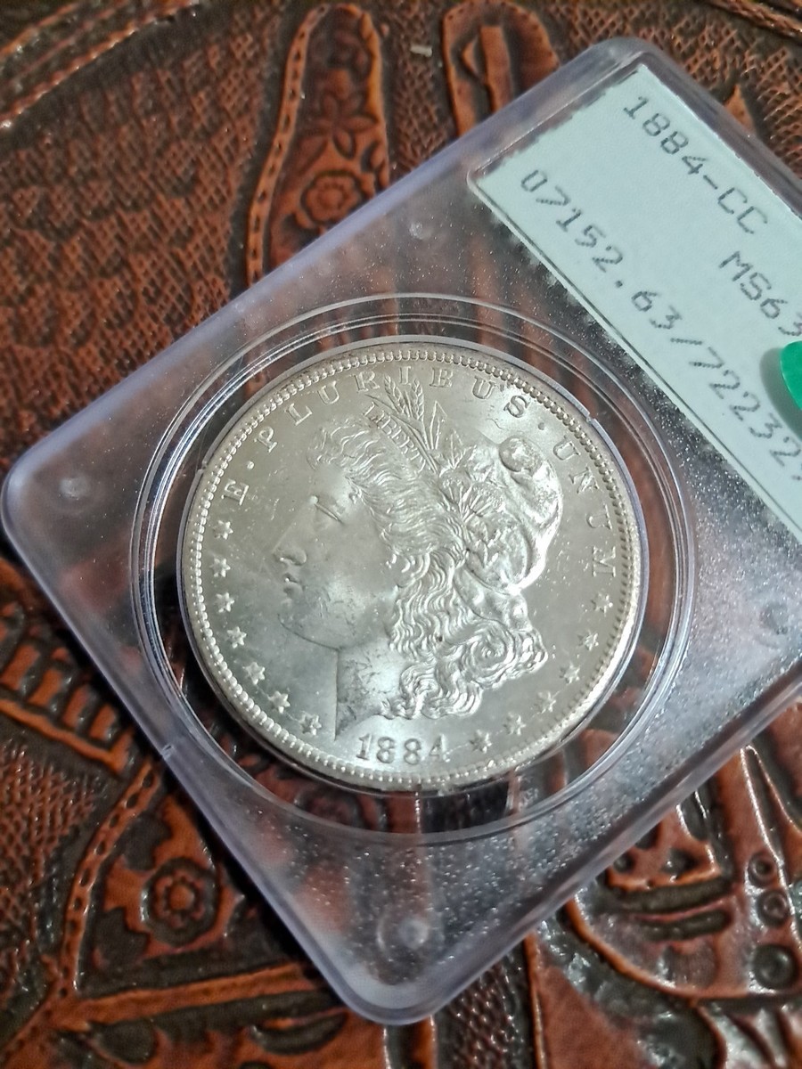 MS 63 Graded 1884 Year Morgan US Dollars 1878 1921 for sale