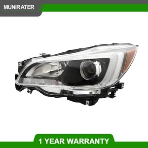 Black Halogen For 2015-2017 Subaru Legacy/Outback Left Side Headlight Assembly - Picture 1 of 11