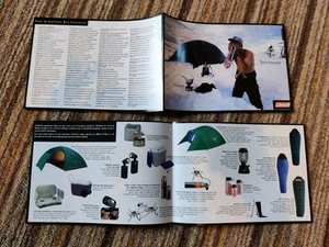 Coleman Magazin Faltblatt Vintage Retro Schneemann Werbung Prospekt Camping  - Bild 1 von 5