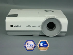 Bright Vivitek D853W DLP Projector 4K 3200 Lumens 2160p | Includes Accessories - Picture 1 of 8