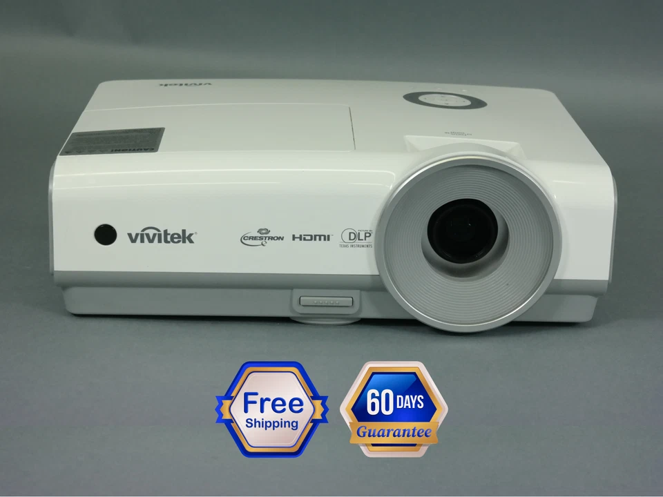 Bright Vivitek D853W DLP Projector 4K 3200 Lumens 2160p | Includes Accessories - Image 1 of 4