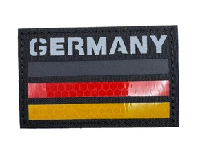 Alemania Alemania bandera velcro parche IR parche Bundeswehr militar país - Imagen 1 de 3