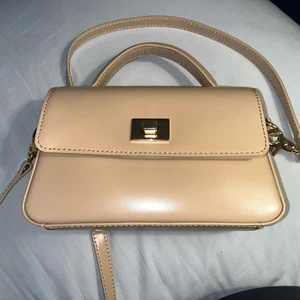 J CREW SMALL EDIE TOP HANDLE BAG HONEY BROWN ITALIAN LEATHER NWT FREE SHIPPING - Picture 1 of 6