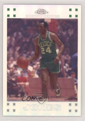 2007-08 Topps Chrome Refractor /999 Sam Jones #56 HOF - Image 1 of 3