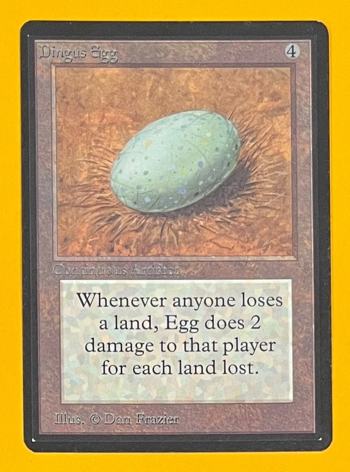 MTG DINGUS EGG Beta (OldManMTG 012-533) - Image 1 of 4