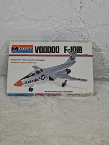 Monogram F-101B Voodoo 1/109 Scale Model Kit #6791 1979 Open Box Complete - Picture 1 of 8