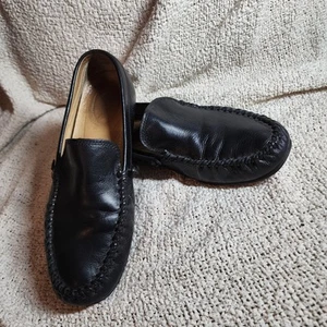 UGG Leder Driving Mokassins Halbschuhe Slipper schwarz Kieselsteine Spitze Herren Gr. 11 - Bild 1 von 14