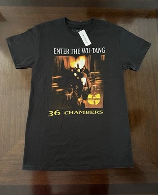 Camiseta Wu-Tang Clan (Enter The Wu-Tang 36 Chambers) Negra Adulto Talla Pequeña Foto 1 de 4