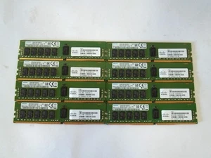 *Lot of 8* Samsung 8GB 1Rx4 PC4-2400T ECC REG Server Memory M393A1G40EB1-CRC0Q - Picture 1 of 4