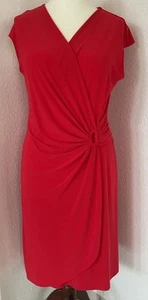 JOSEPH RIBKOFF Cocktail Sommer-Damen Kleid Wickeloptik Gr.40 / rot / neuwertig - Bild 1 von 3