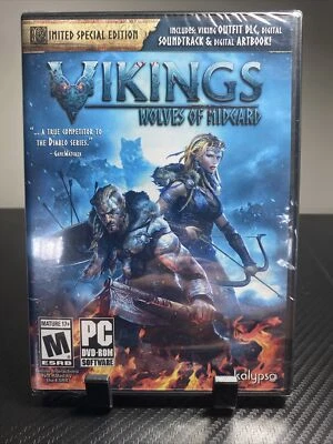 Vikings: Wolves of Midgard: Limited Special Edition (PC, 2017) SEALED/SMALL TEAR - Image 1 of 3
